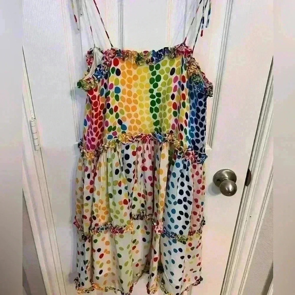 All Things Mochi Dress Blessica Sleeveless Yellow Size S - Picture 2 of 5